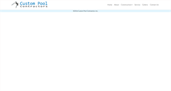 Desktop Screenshot of custompoolcontractors.com